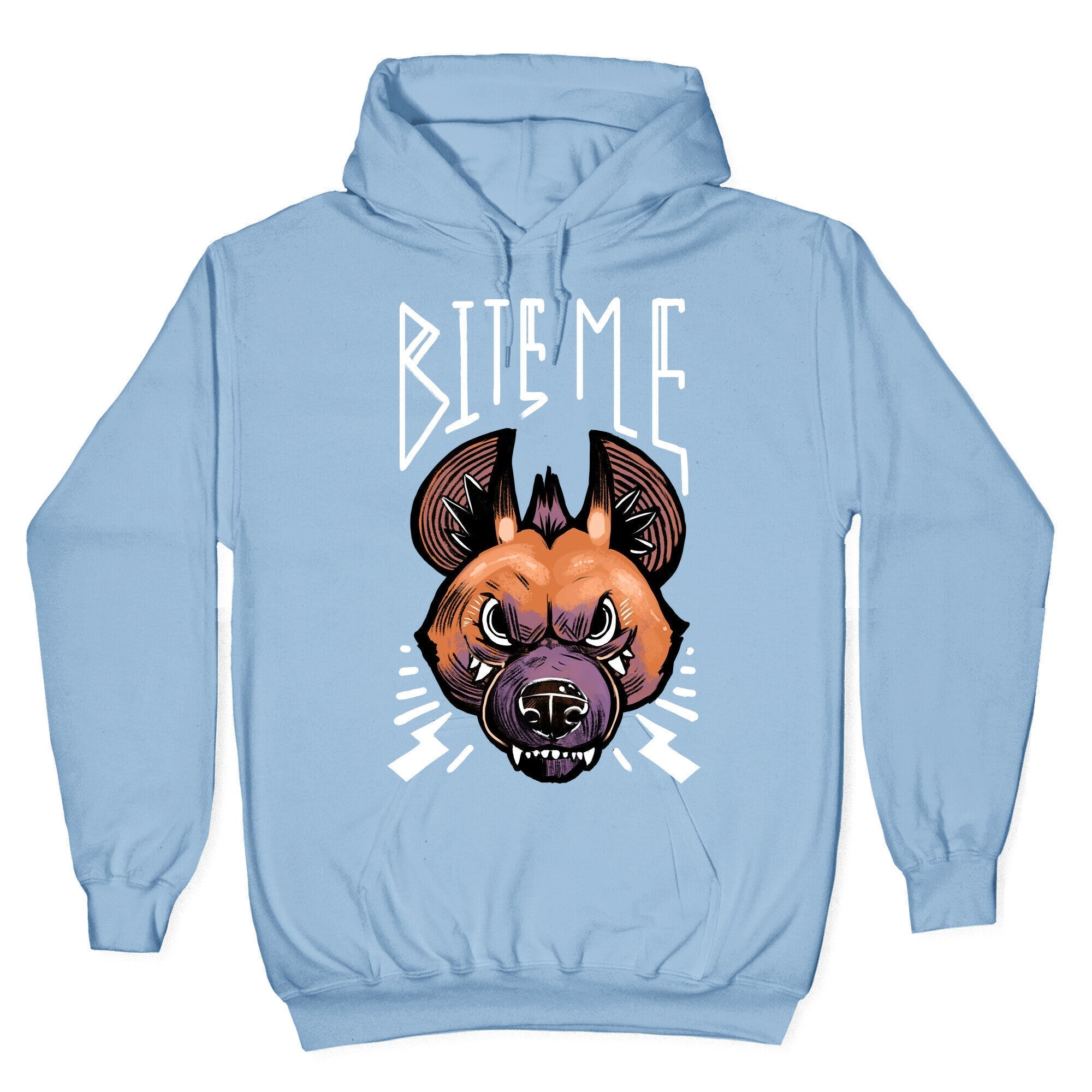 Bite Me- Hyena Hoodie T-Shirts, Sweatshirt | PureTeeCo.com (Image 4)