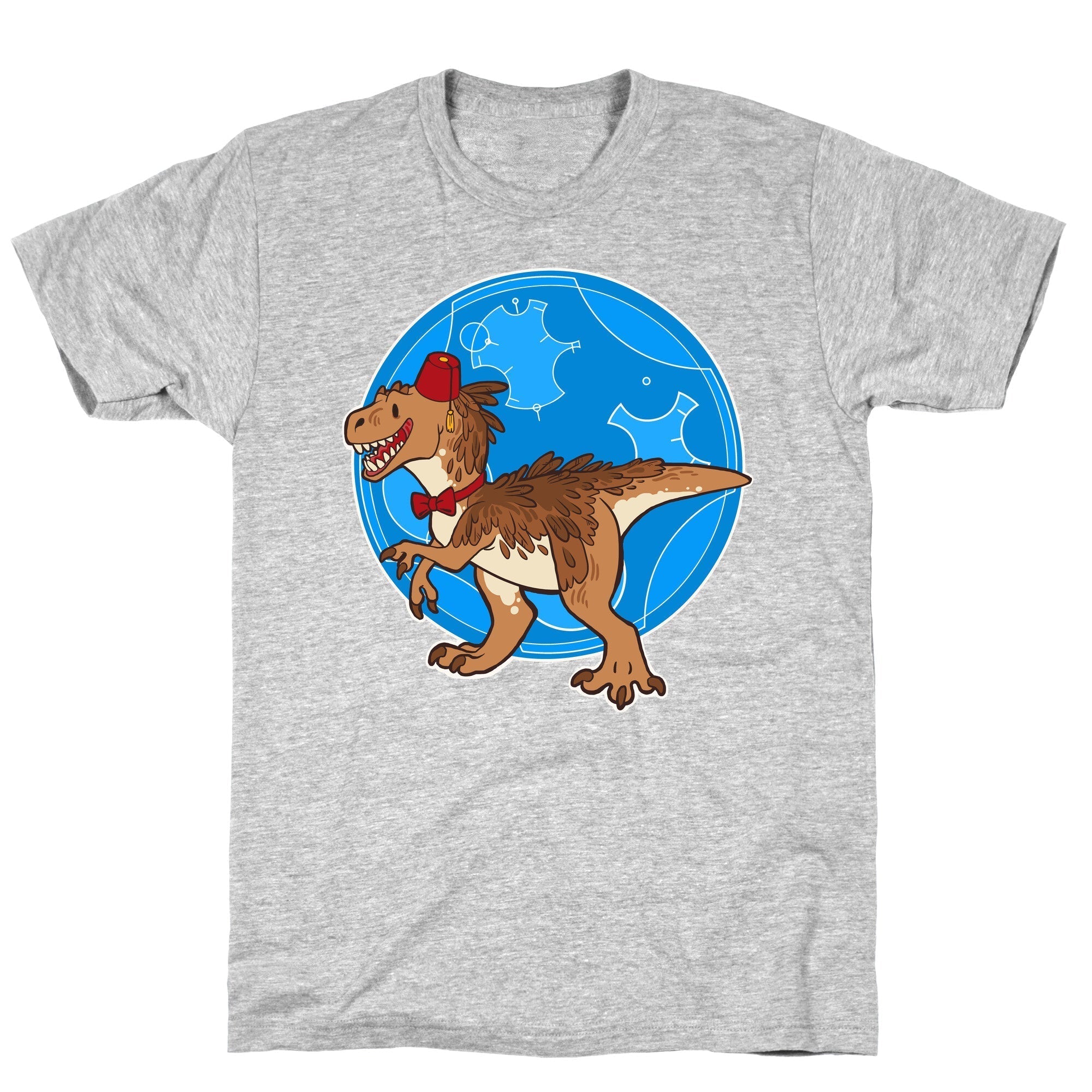 Dinosaur Doctor Who T-Shirt Hoodie, Sweatshirt | PureTeeCo.com (Image 2)