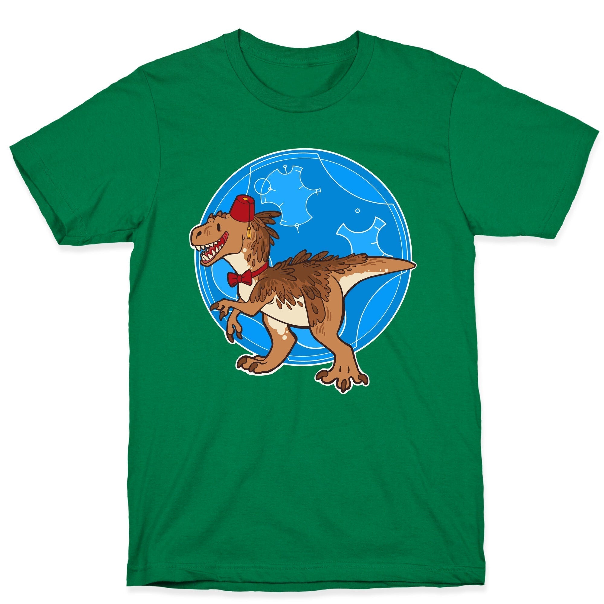 Dinosaur Doctor Who T-Shirt Hoodie, Sweatshirt | PureTeeCo.com (Image 3)