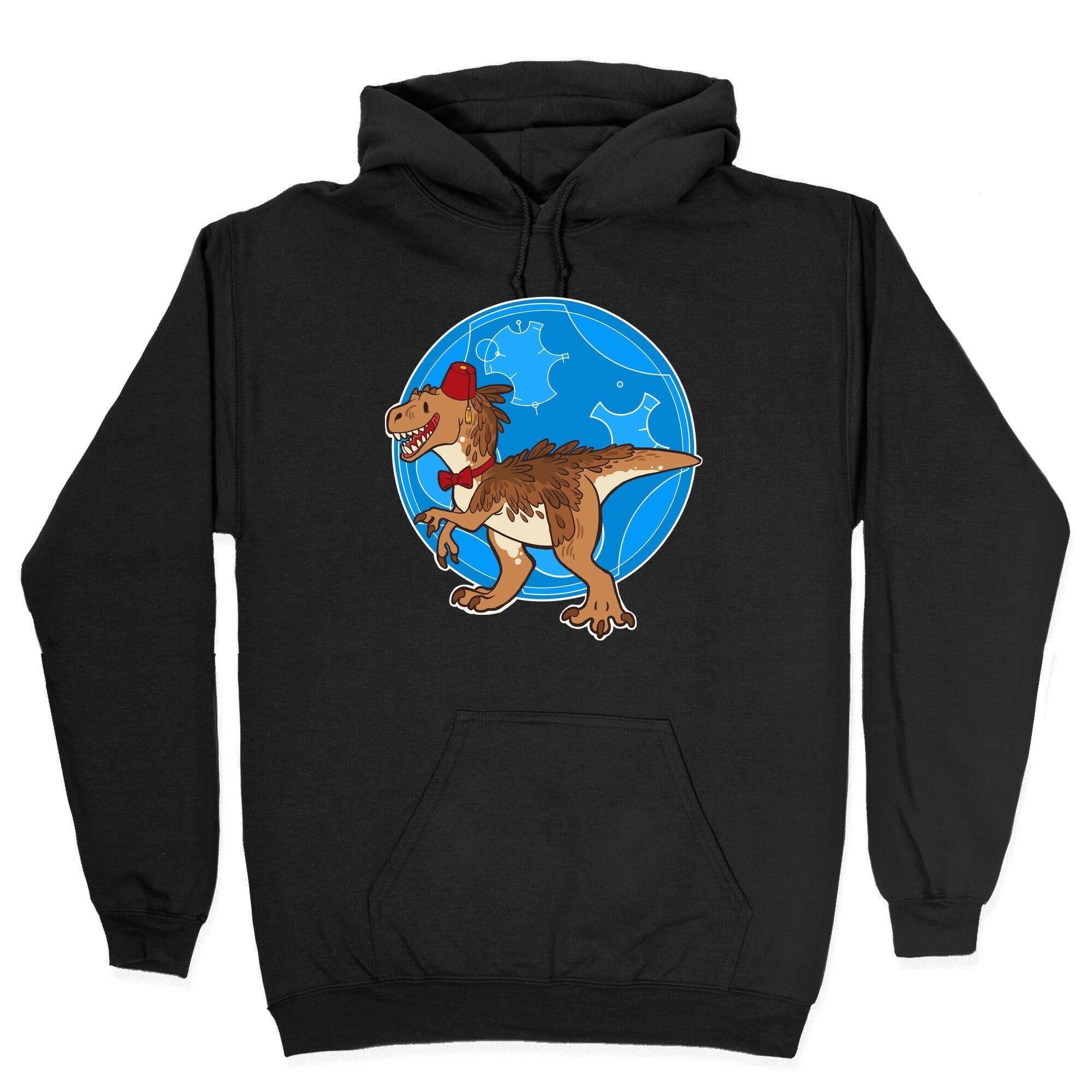 Dinosaur Doctor Who Hoodie T-Shirts, Sweatshirt | PureTeeCo.com (Image 2)