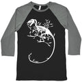Floral Dinosaur Baseball Tee Style001 Hoodie, Sweatshirt | PureTeeCo.com (Image 1)