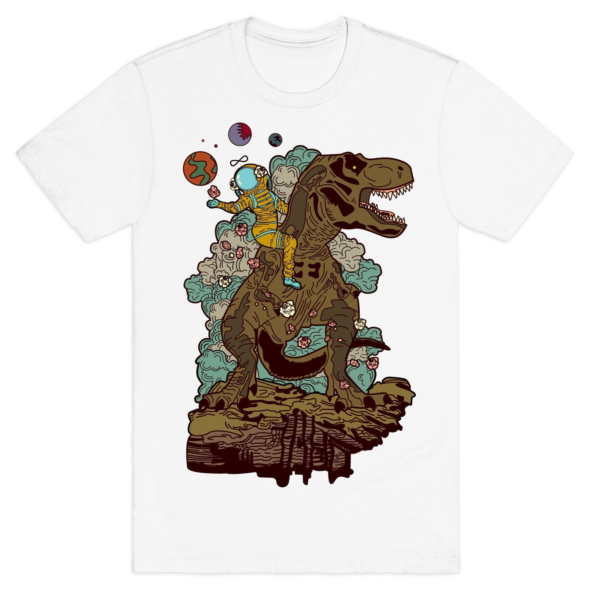 Dinosaur Strength Tarot T-Shirt Hoodie, Sweatshirt | PureTeeCo.com (Image 2)