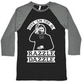 Give 'Em the Ol Razzle Dazzle Rasputin Baseball Tee Hoodie, Sweatshirt | PureTeeCo.com (Image 1)