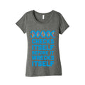 DNA Checks Itself Before It Wrecks Itself Women's Triblend Tee Hoodie, Sweatshirt | PureTeeCo.com (Image 1)