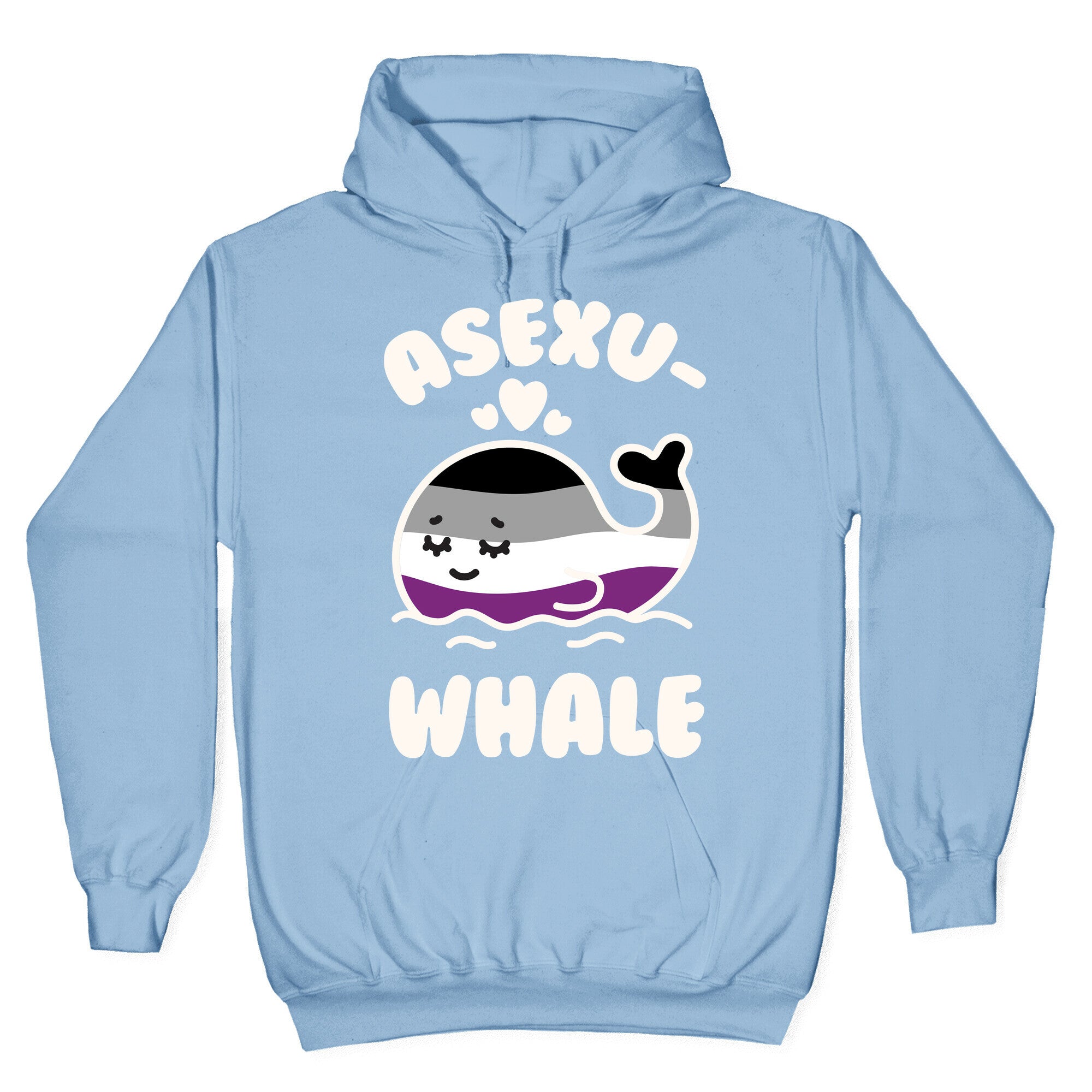 Asexu-WHALE Hoodie T-Shirts, Sweatshirt | PureTeeCo.com (Image 4)