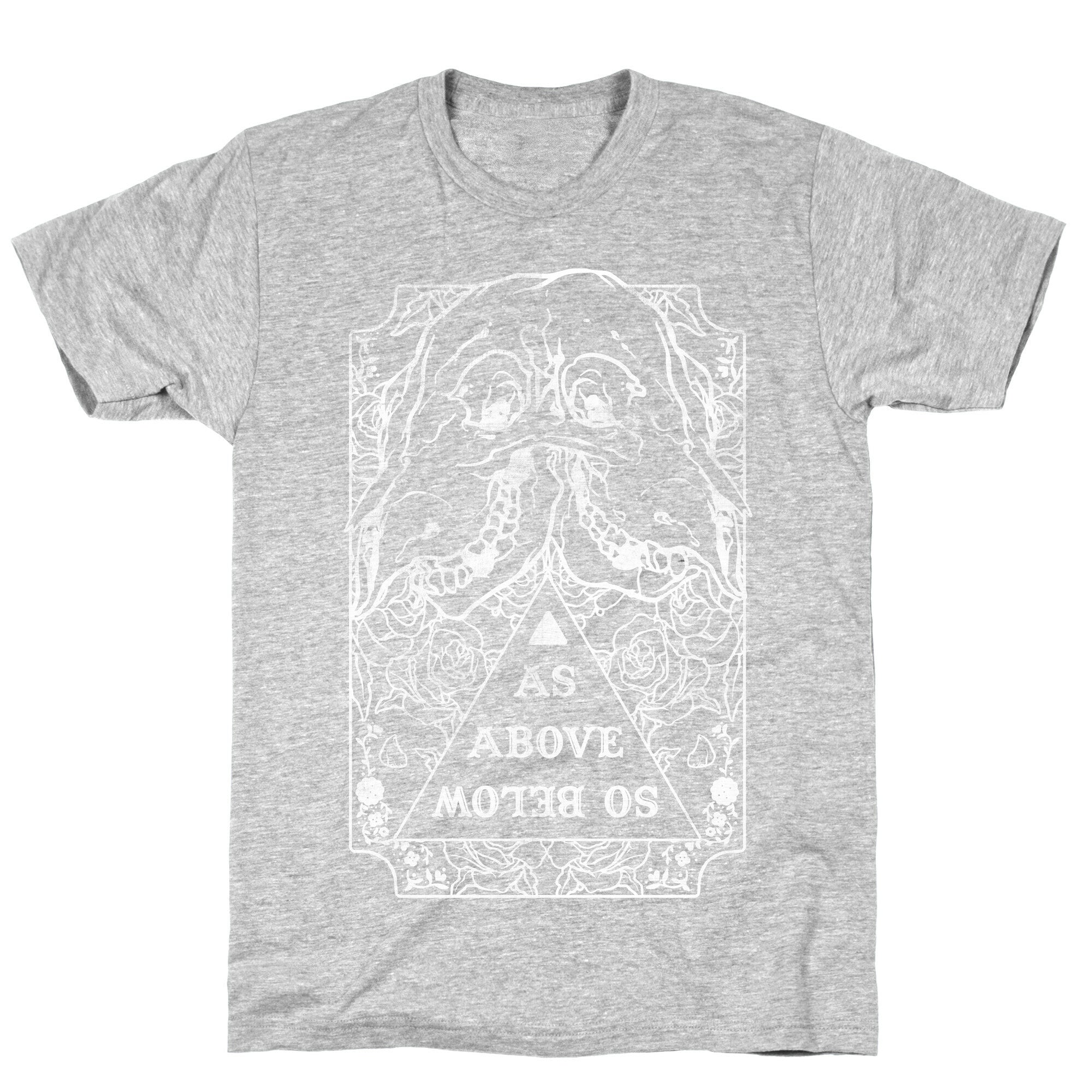 As Above So Below T-Shirt Hoodie, Sweatshirt | PureTeeCo.com (Image 2)