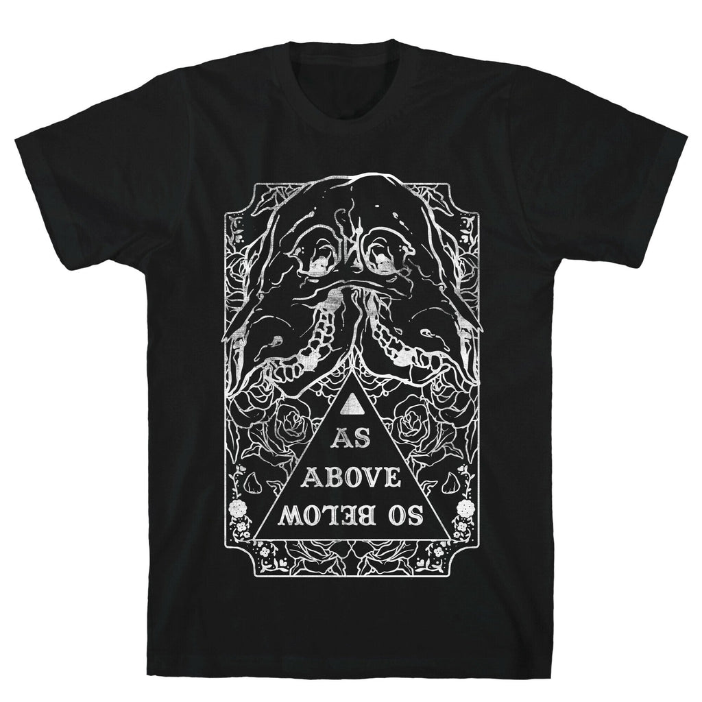 As Above So Below T-Shirt Hoodie, Sweatshirt | PureTeeCo.com (Image 1)