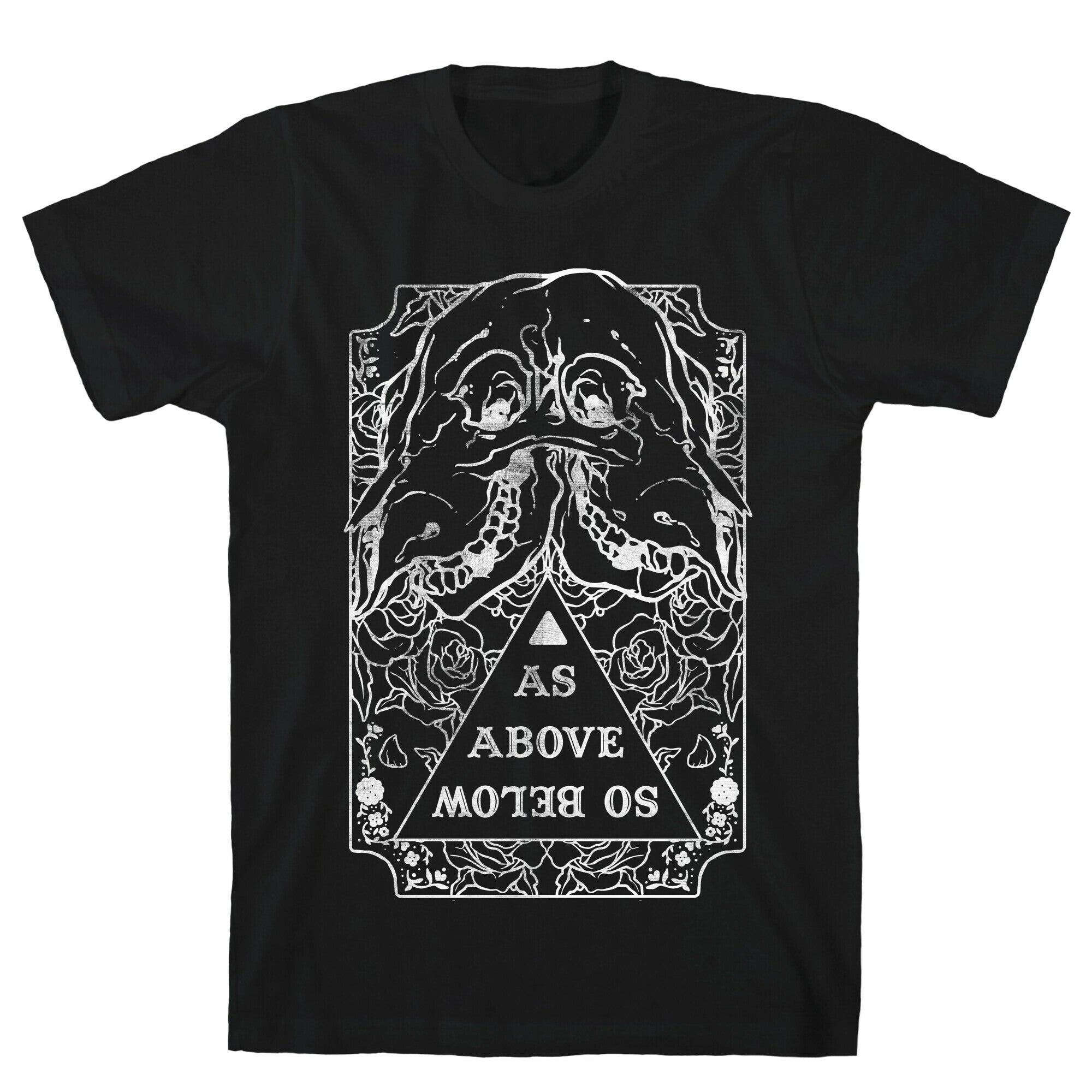 As Above So Below T-Shirt Hoodie, Sweatshirt | PureTeeCo.com (Image 1)