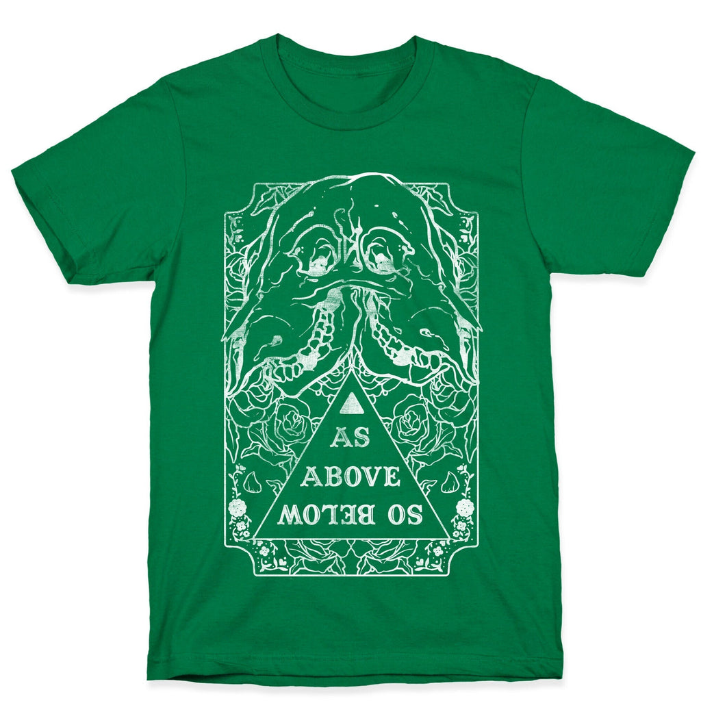 As Above So Below T-Shirt Hoodie, Sweatshirt | PureTeeCo.com (Image 3)