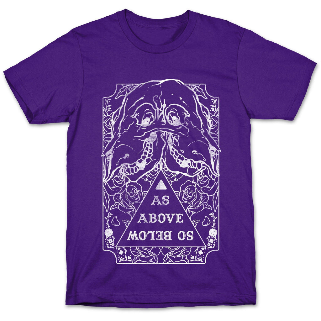 As Above So Below T-Shirt Hoodie, Sweatshirt | PureTeeCo.com (Image 5)