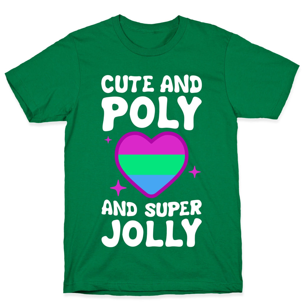 Cute And Poly And Super Jolly (Polysexual) T-Shirt Hoodie, Sweatshirt | PureTeeCo.com (Image 3)