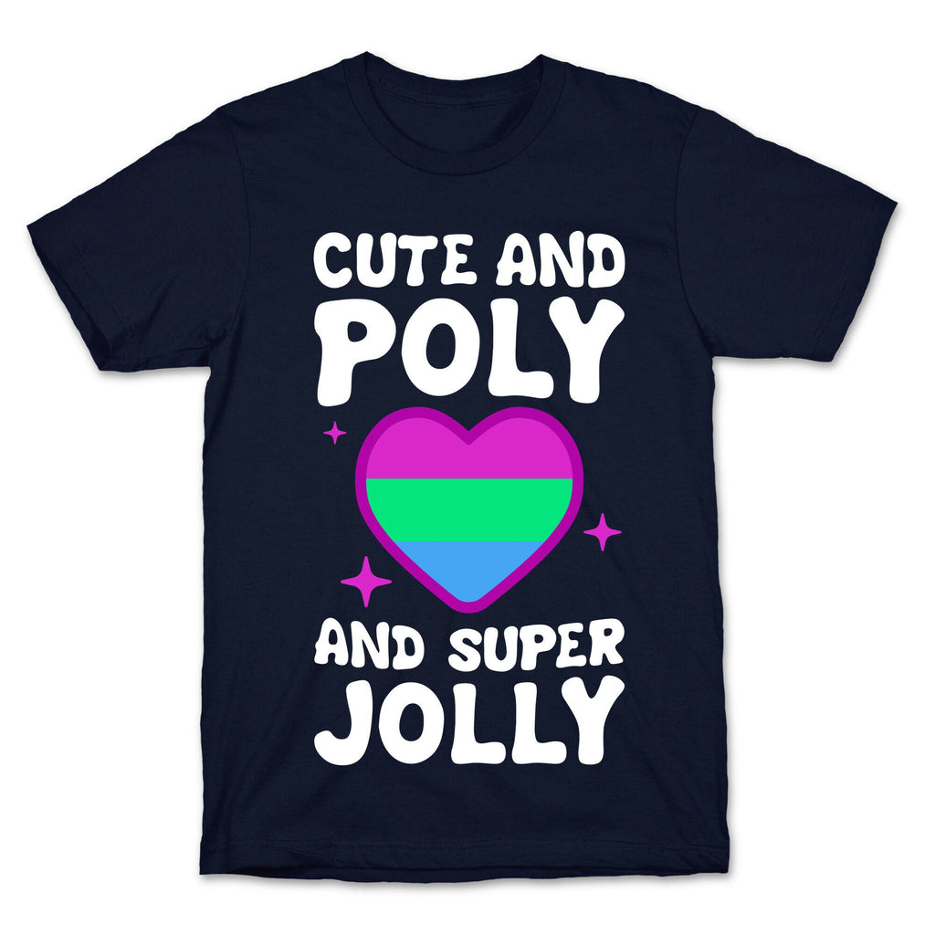 Cute And Poly And Super Jolly (Polysexual) T-Shirt Hoodie, Sweatshirt | PureTeeCo.com (Image 4)