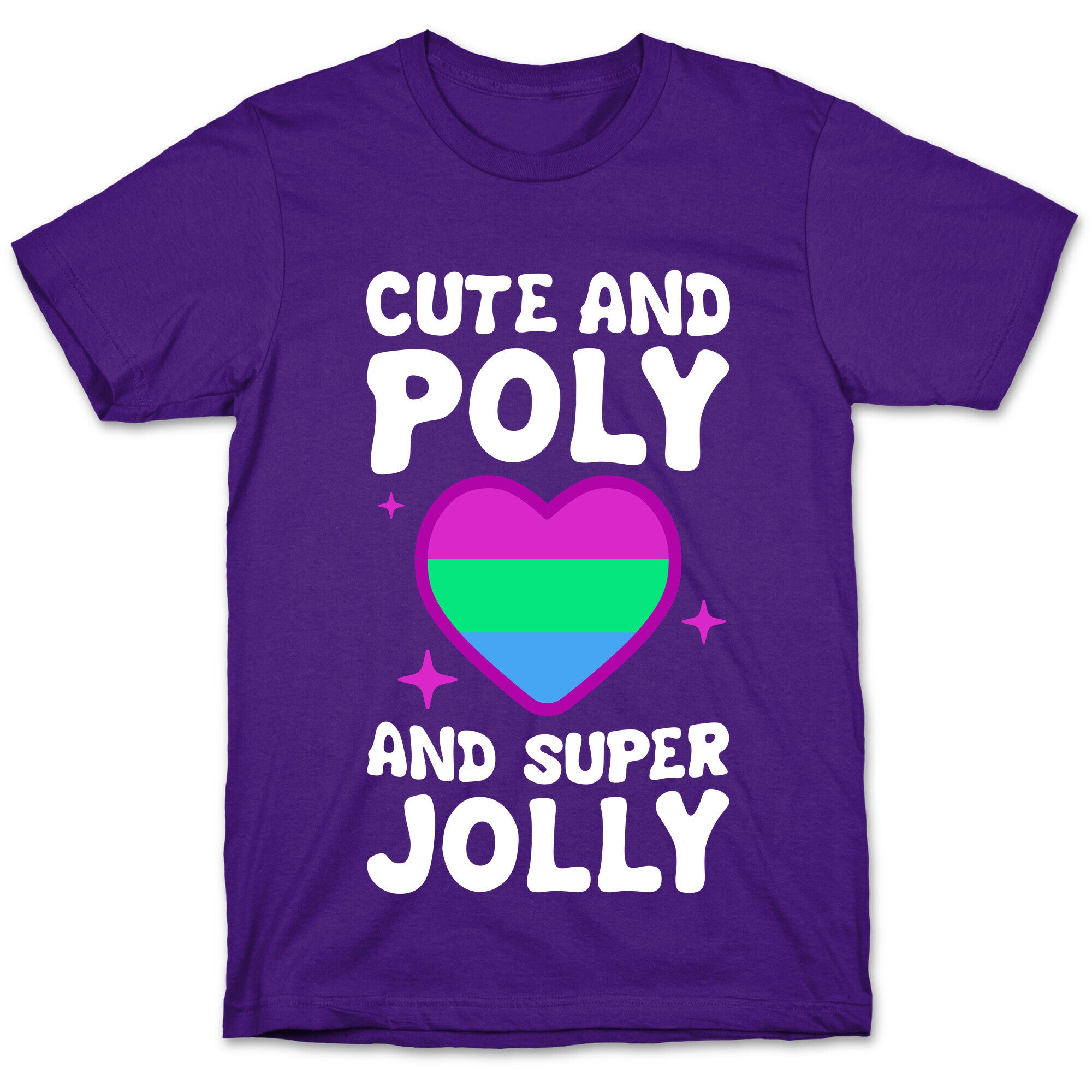 Cute And Poly And Super Jolly (Polysexual) T-Shirt Hoodie, Sweatshirt | PureTeeCo.com (Image 5)