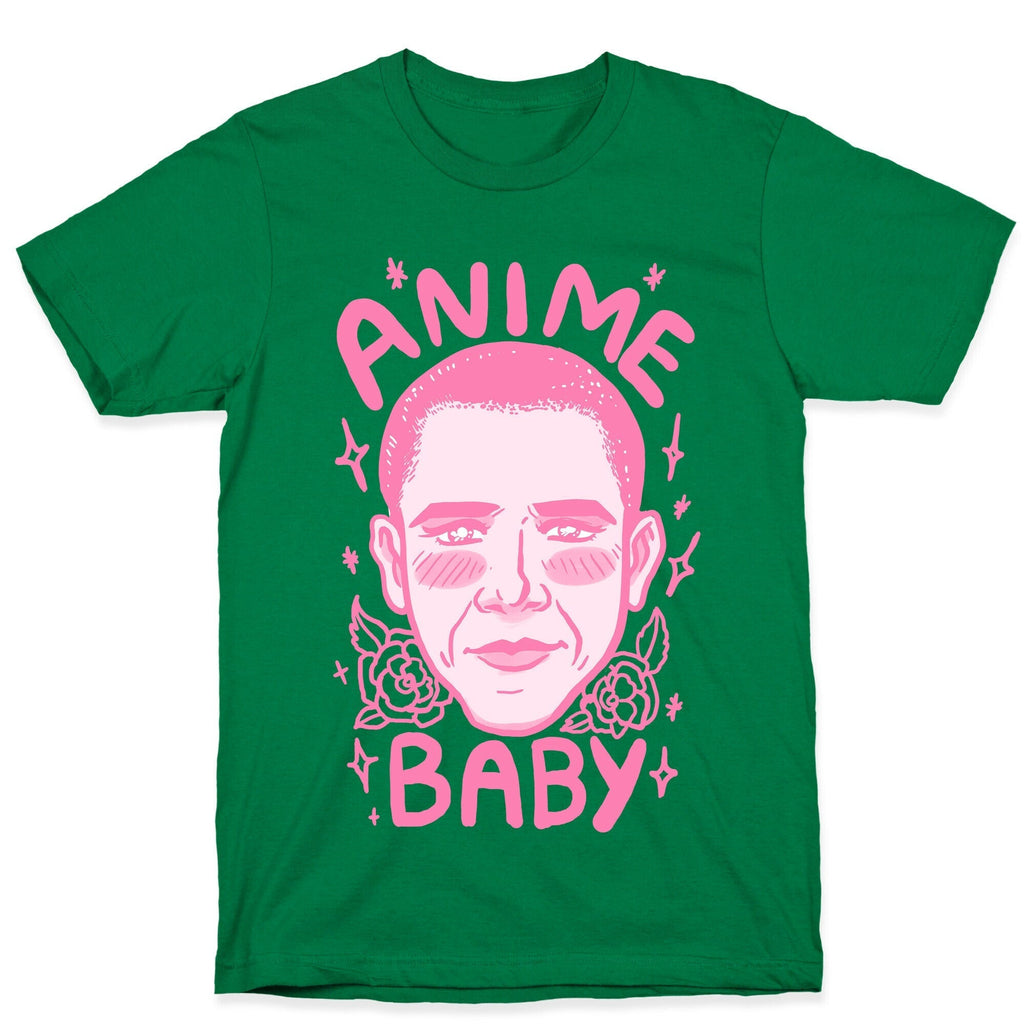 Anime Baby Obama T-Shirt Hoodie, Sweatshirt | PureTeeCo.com (Image 4)