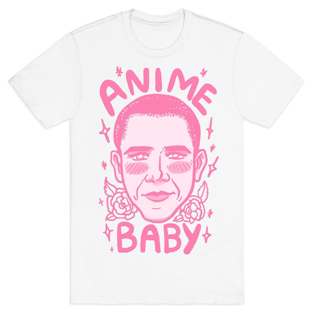Anime Baby Obama T-Shirt Hoodie, Sweatshirt | PureTeeCo.com (Image 2)