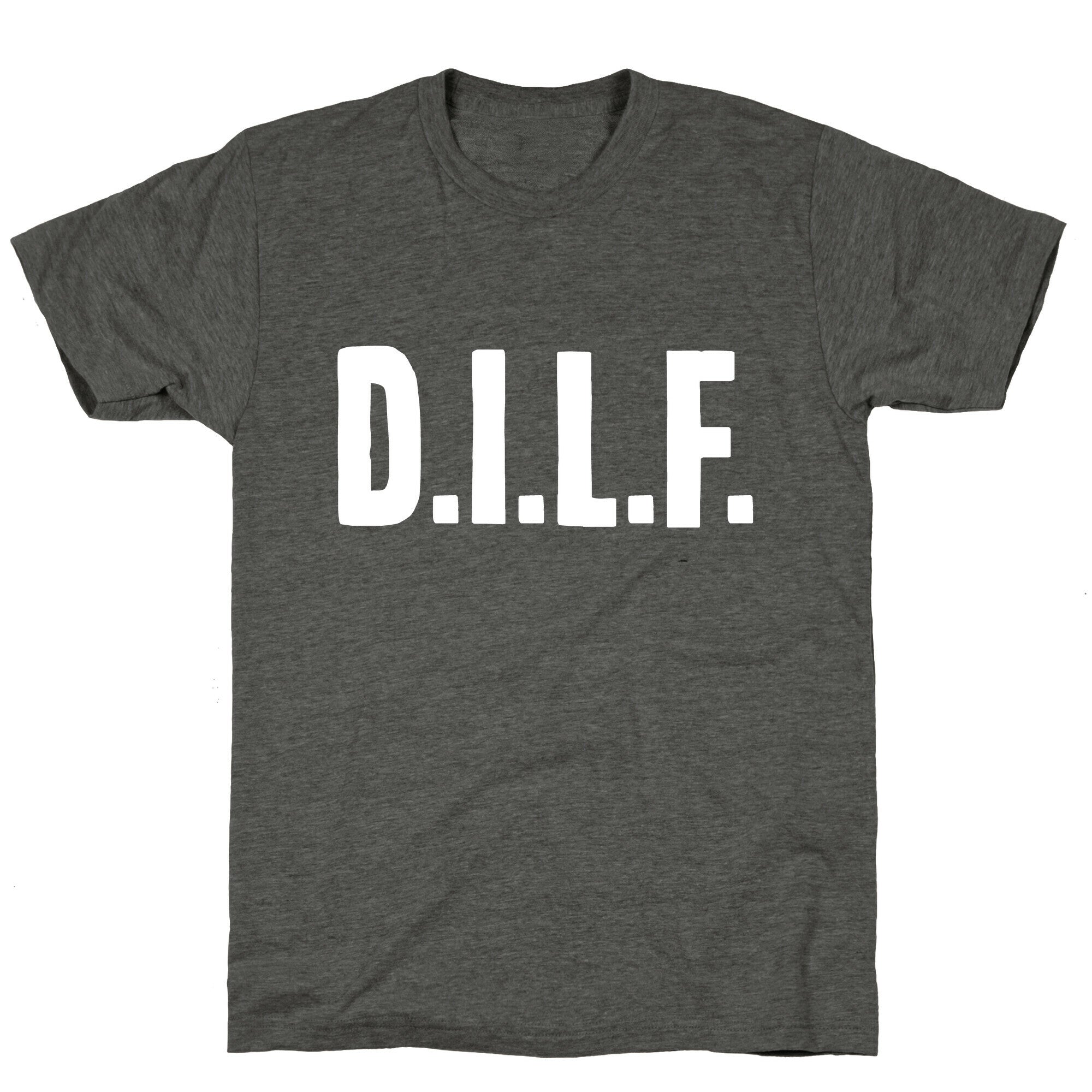 D.I.L.F. Unisex Triblend Tee Hoodie, Sweatshirt | PureTeeCo.com (Image 3)