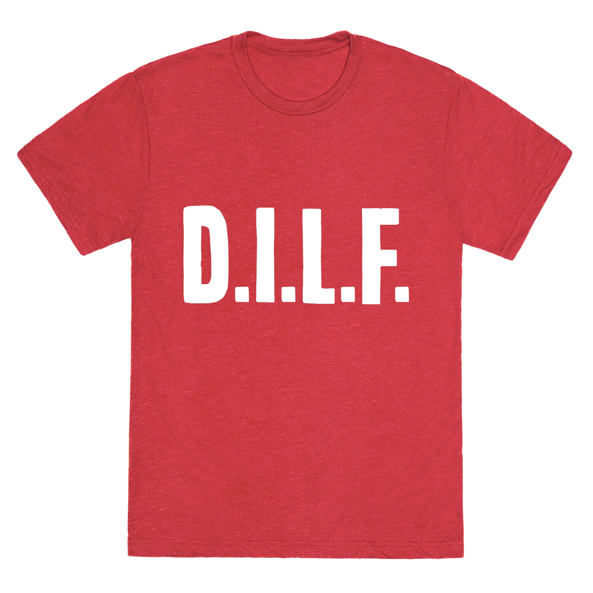 D.I.L.F. Unisex Triblend Tee Hoodie, Sweatshirt | PureTeeCo.com (Image 4)