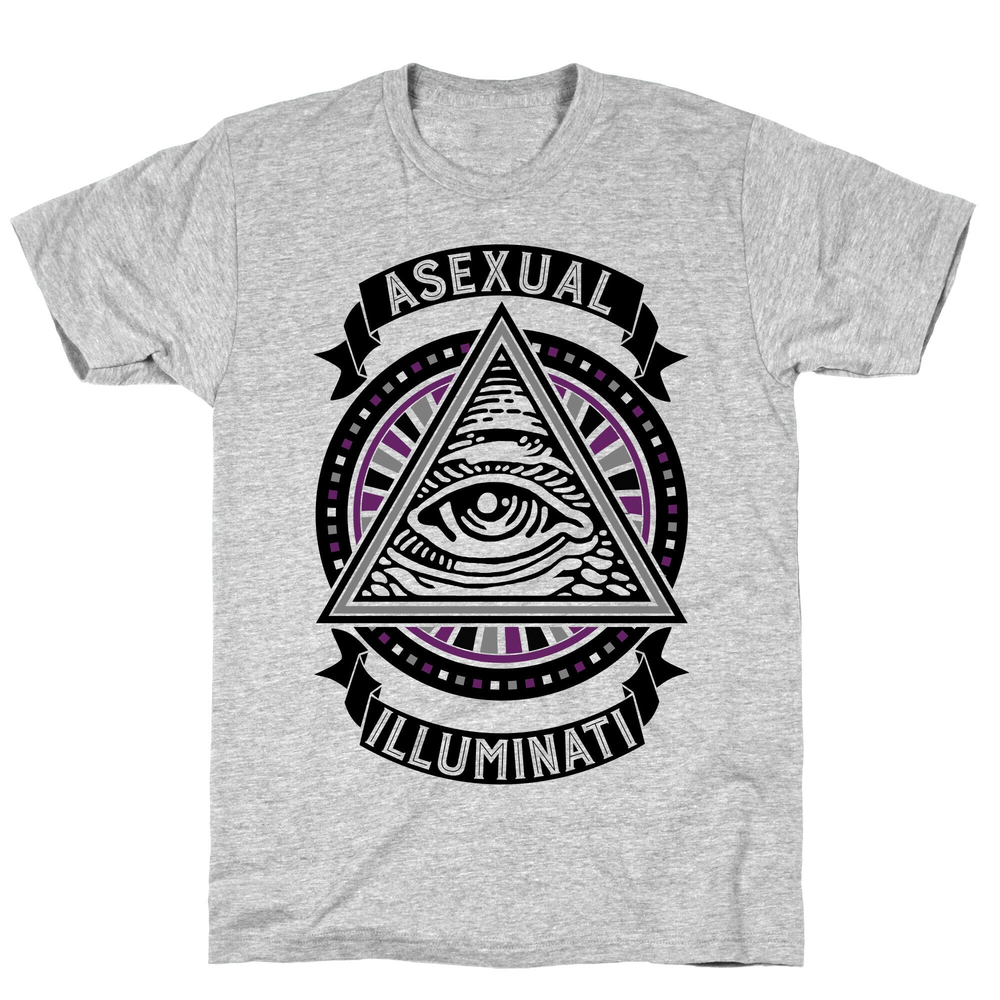 Asexual Illuminati T-Shirt Hoodie, Sweatshirt | PureTeeCo.com (Image 4)