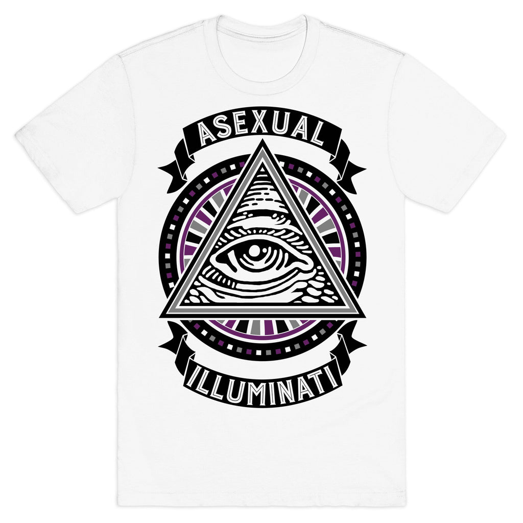 Asexual Illuminati T-Shirt Hoodie, Sweatshirt | PureTeeCo.com (Image 2)