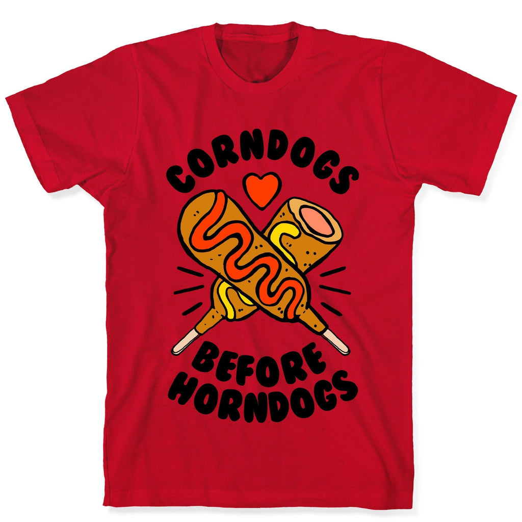 Corndogs Before Horndogs T-Shirt Hoodie, Sweatshirt | PureTeeCo.com (Image 5)