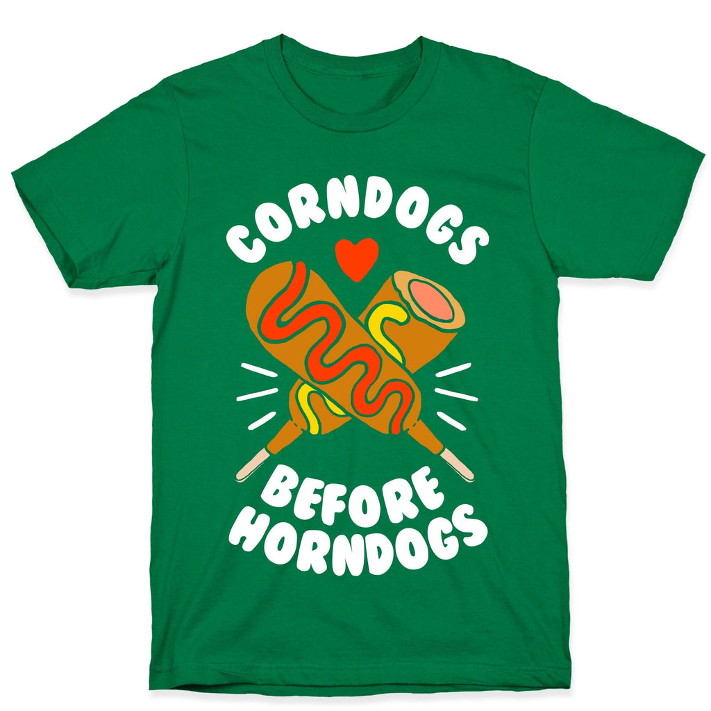 Corndogs Before Horndogs T-Shirt Style001 Hoodie, Sweatshirt | PureTeeCo.com (Image 3)
