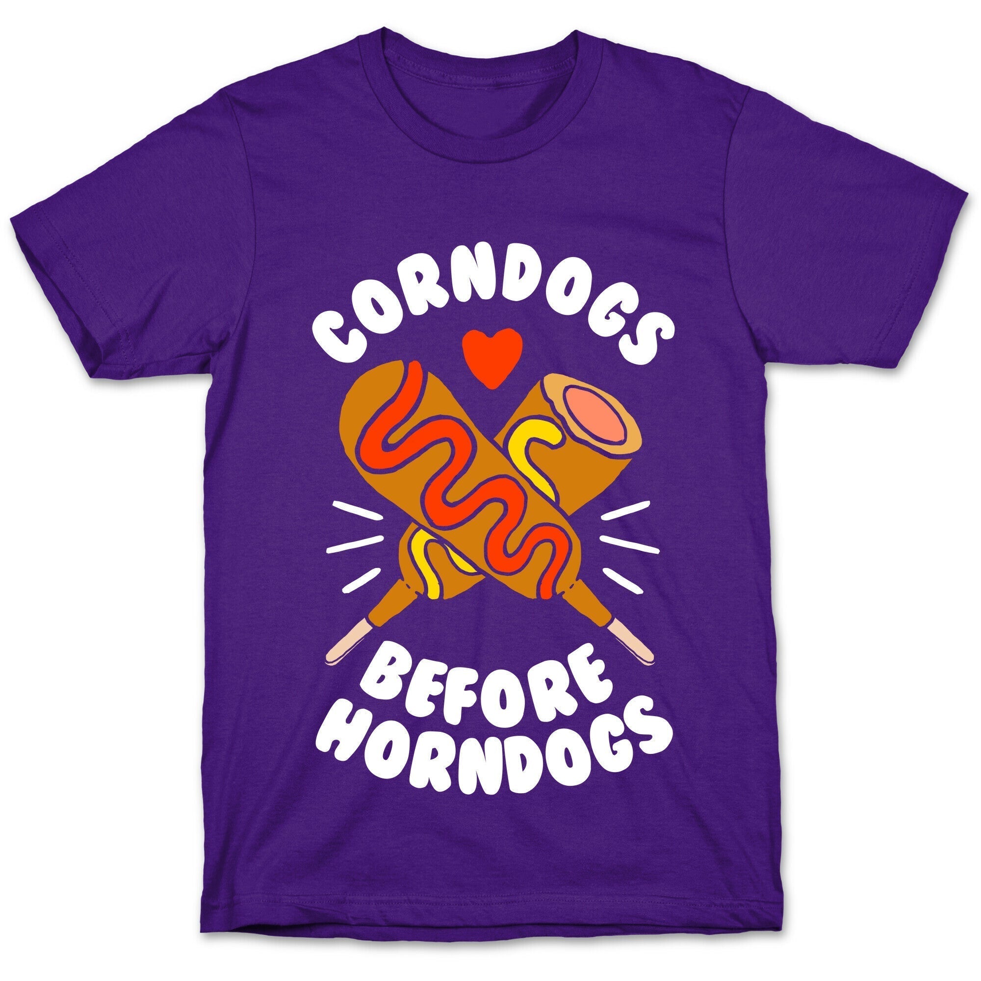 Corndogs Before Horndogs T-Shirt Style001 Hoodie, Sweatshirt | PureTeeCo.com (Image 5)