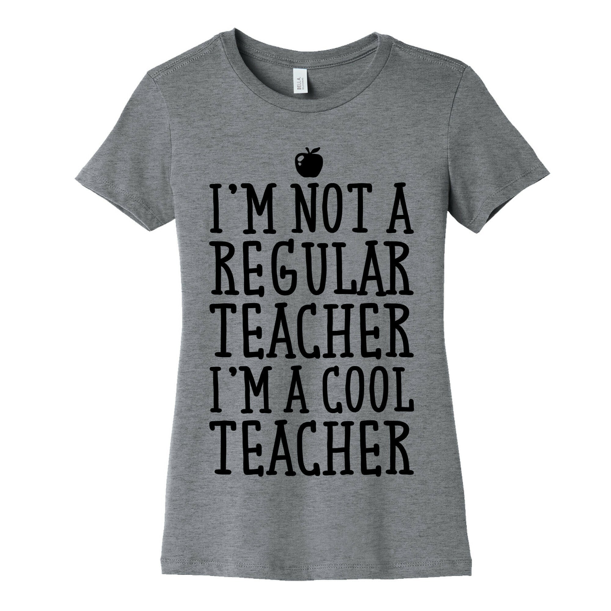 Cool Teacher Women's Cotton Tee Hoodie, Sweatshirt | PureTeeCo.com (Image 2)