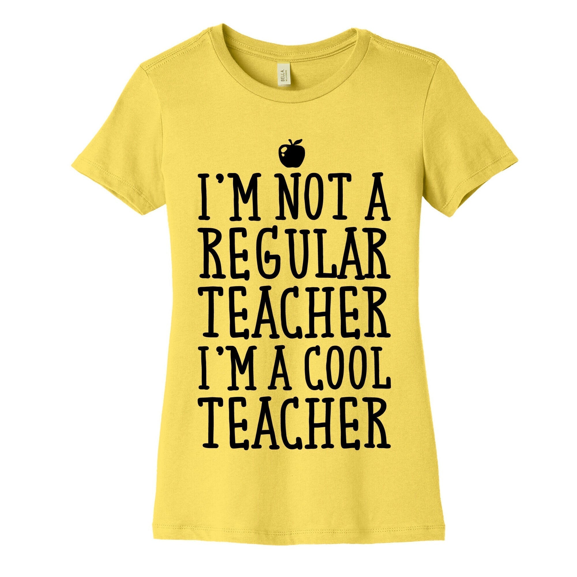 Cool Teacher Women's Cotton Tee Hoodie, Sweatshirt | PureTeeCo.com (Image 3)