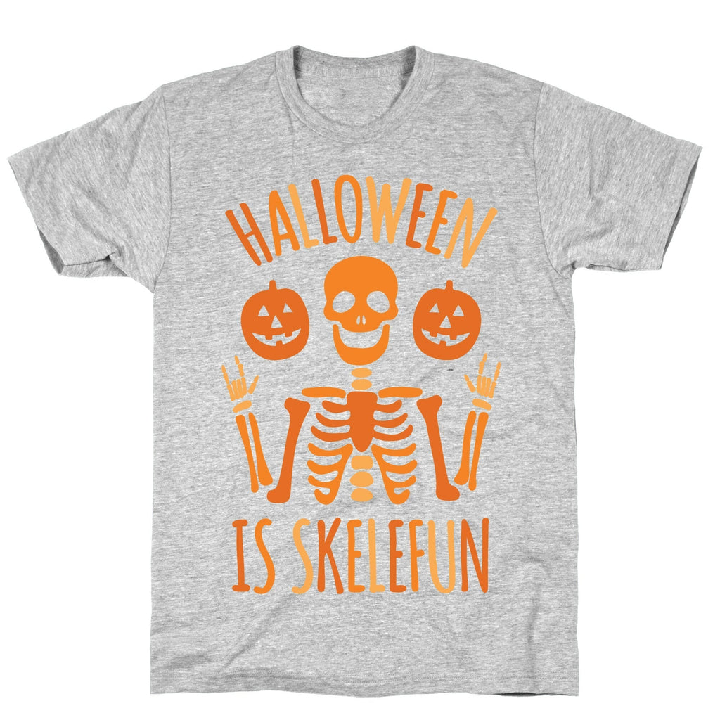 Halloween Is SkeleFUN T-Shirt Hoodie, Sweatshirt | PureTeeCo.com (Image 3)