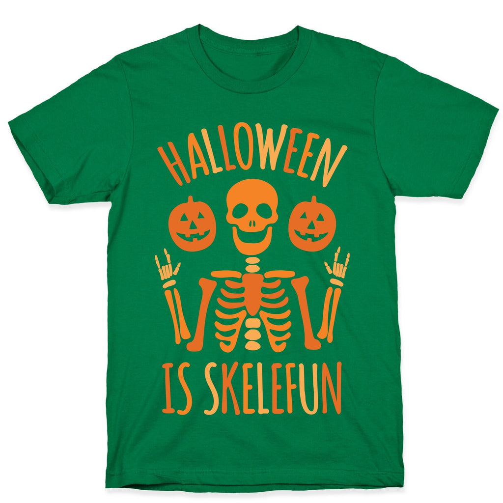 Halloween Is SkeleFUN T-Shirt Hoodie, Sweatshirt | PureTeeCo.com (Image 4)