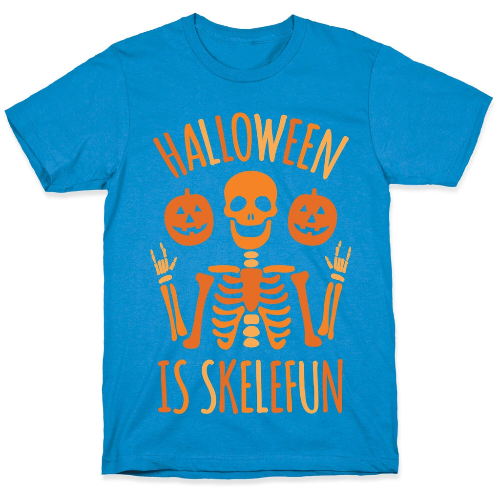 Halloween Is SkeleFUN T-Shirt Hoodie, Sweatshirt | PureTeeCo.com (Image 1)
