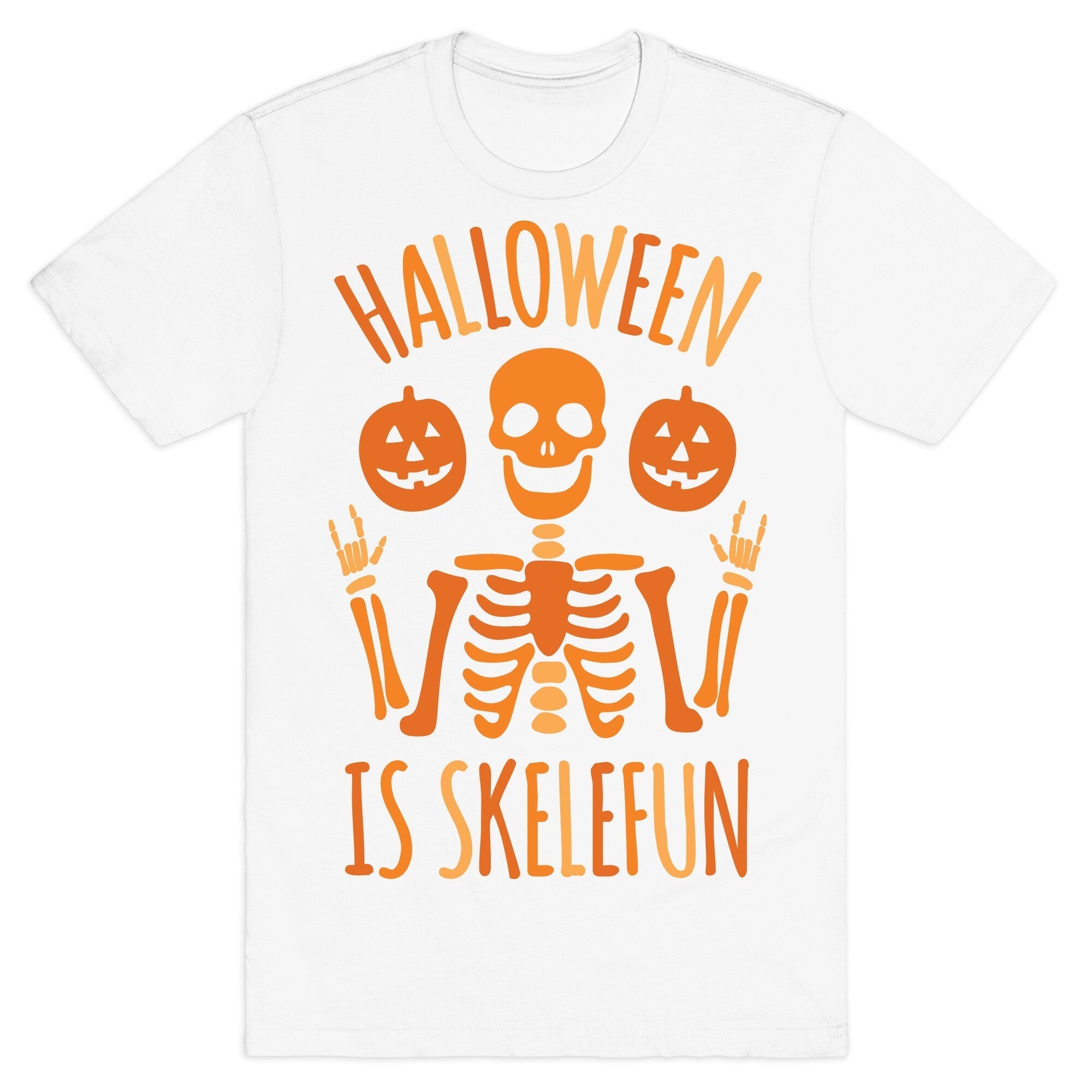 Halloween Is SkeleFUN T-Shirt Hoodie, Sweatshirt | PureTeeCo.com (Image 2)