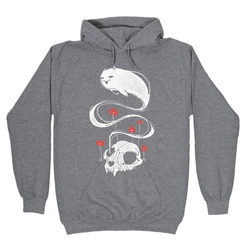 Cat Ghost Hoodie T-Shirts, Sweatshirt | PureTeeCo.com (Image 1)