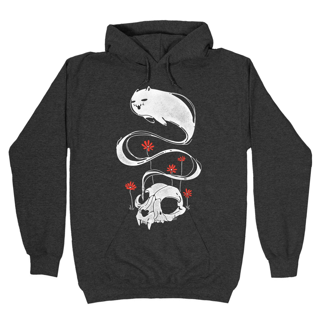Cat Ghost Hoodie T-Shirts, Sweatshirt | PureTeeCo.com (Image 3)