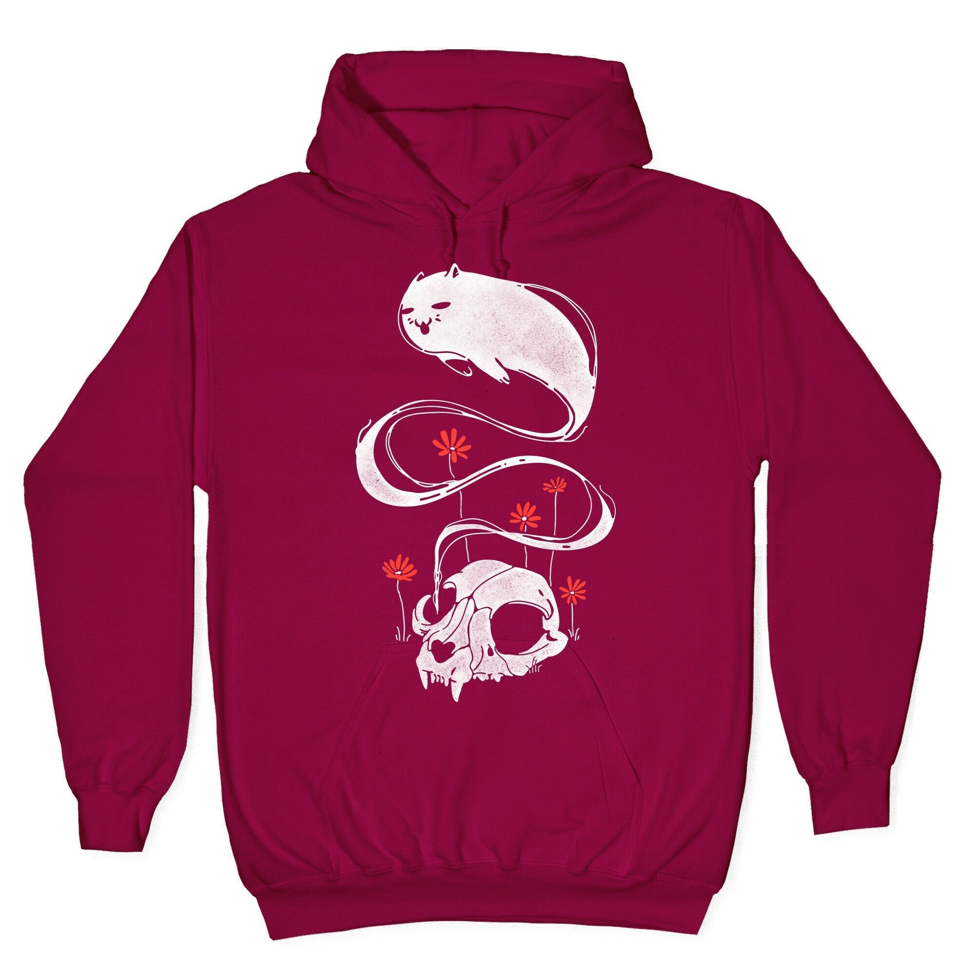 Cat Ghost Hoodie T-Shirts, Sweatshirt | PureTeeCo.com (Image 5)