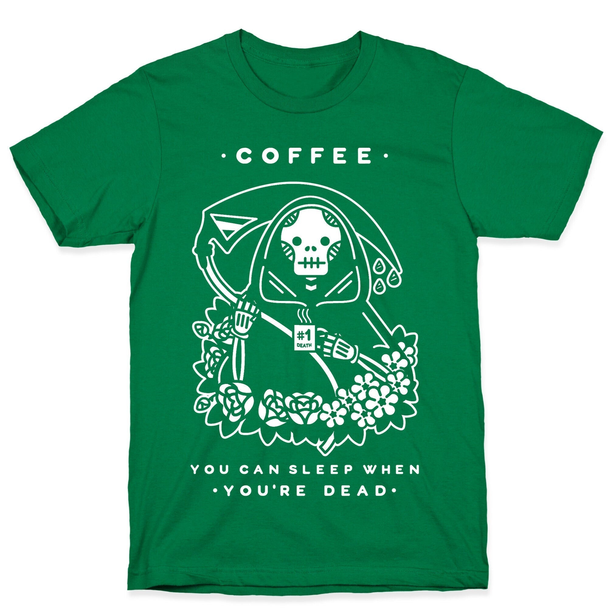 Coffee You Can Sleep When You're Dead T-Shirt Hoodie, Sweatshirt | PureTeeCo.com (Image 3)