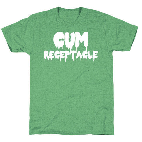 Cum Receptacle Unisex Triblend Tee Hoodie, Sweatshirt | PureTeeCo.com (Image 3)