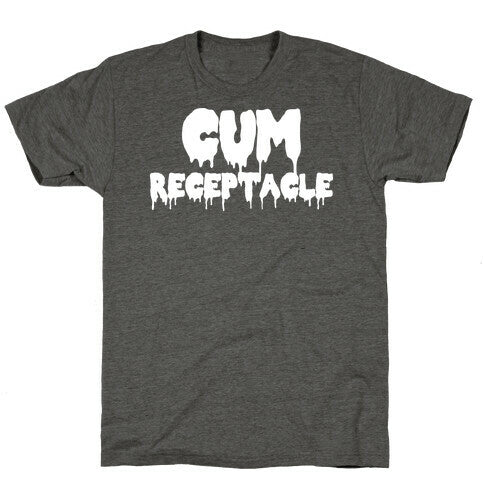 Cum Receptacle Unisex Triblend Tee Hoodie, Sweatshirt | PureTeeCo.com (Image 4)