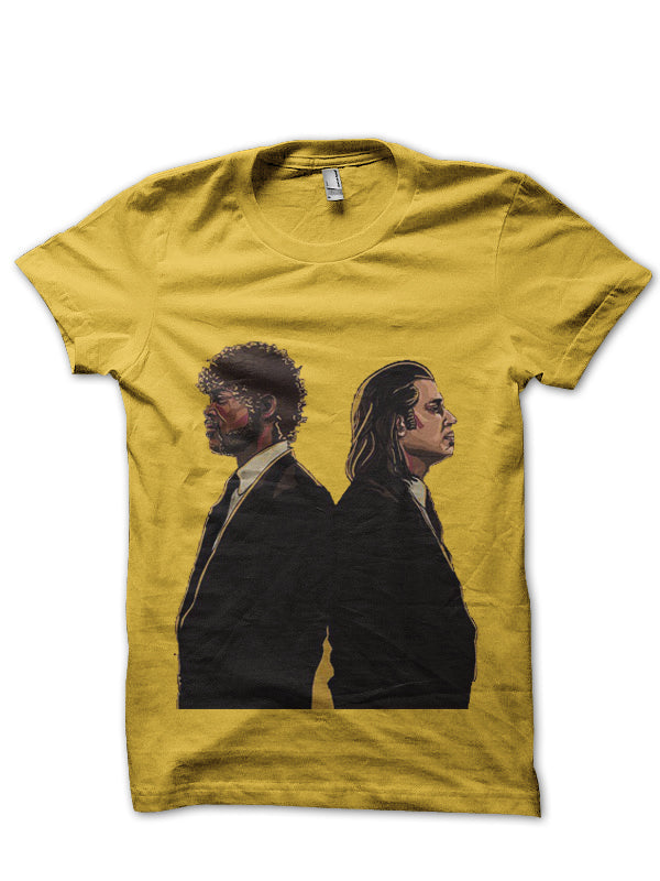 Pulp Fiction Yellow T-Shirt Hoodie, Sweatshirt | PureTeeCo.com
