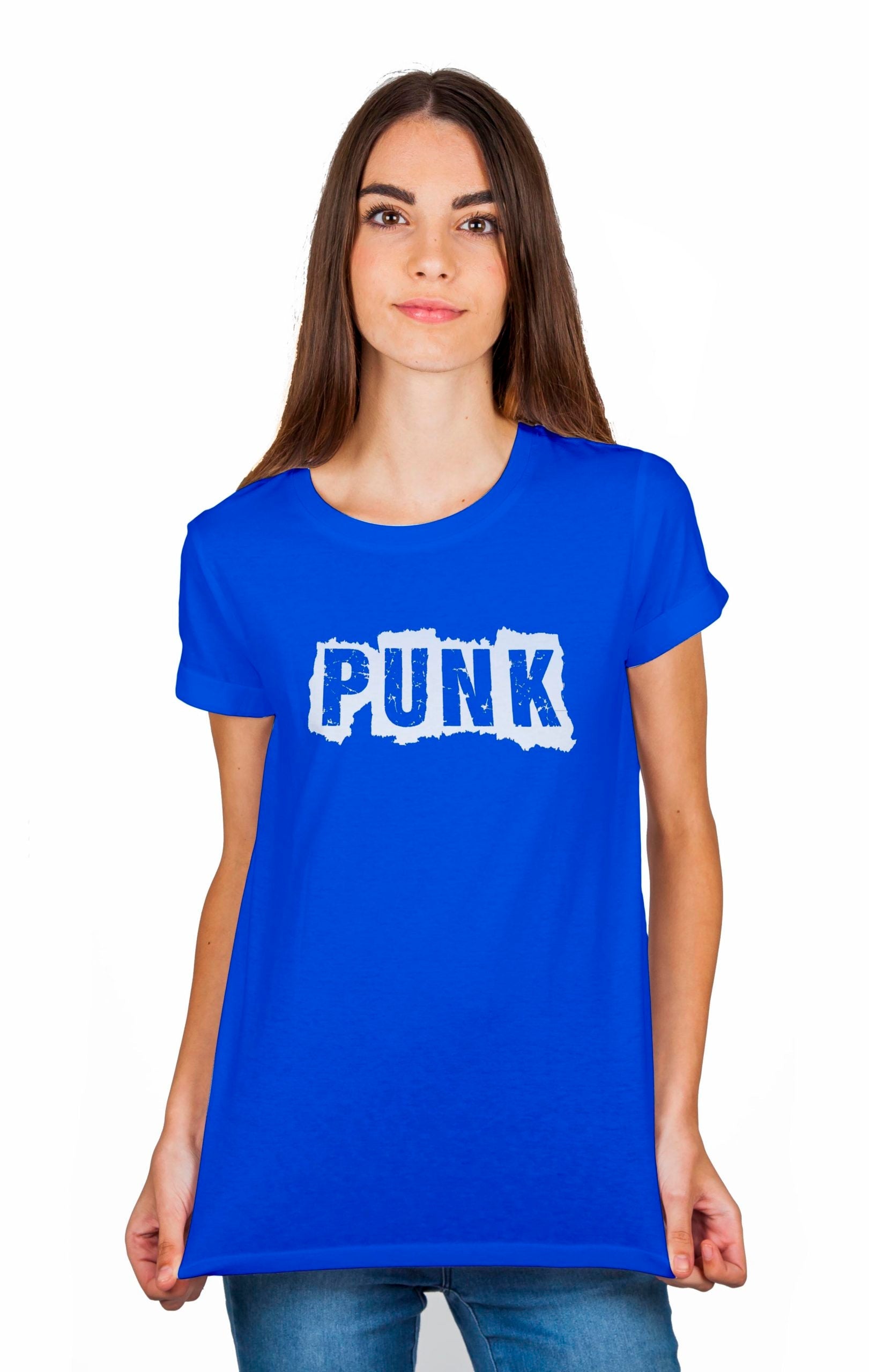 Punk Royal Blue T-Shirt Hoodie, Sweatshirt | PureTeeCo.com
