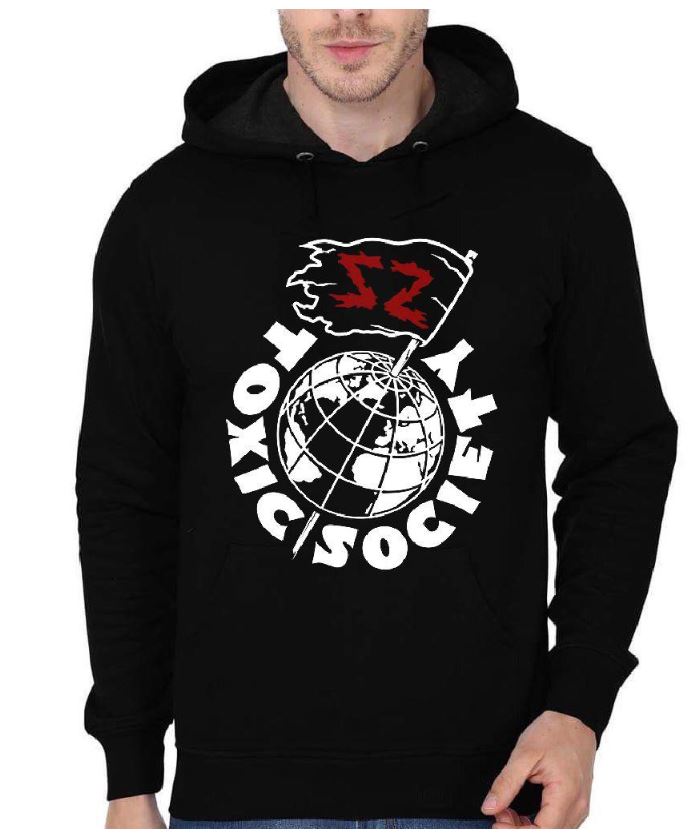 Toxic Society Black Hoodie T-Shirts, Sweatshirt | PureTeeCo.com