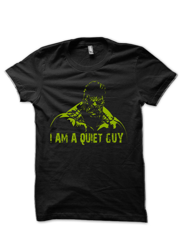 I Am A Quiet Guy Black T-Shirt Hoodie, Sweatshirt | PureTeeCo.com