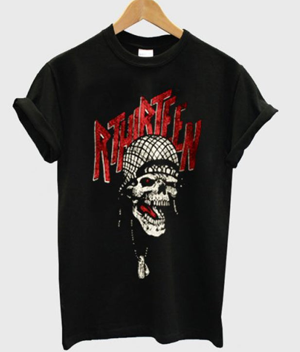 r13 skull t-shirt Hoodie, Sweatshirt | PureTeeCo.com