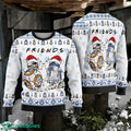 R2-D2 And BB-8 Friends Ugly Christmas Sweater Droids Christmas 3D Ugly Sweater For Men And Women