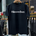 90s HAAGEN-DAZS ULTRA RARE WASHED BLACK T-SHIRT Hoodie, Sweatshirt | PureTeeCo.com (Image 1)