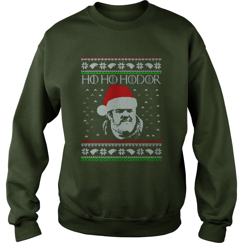 Ho Ho Hodor Ugly Christmas Sweater Version 2
