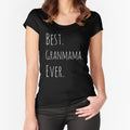 Best Granmama Ever Fitted Scoop T Shirt Hoodie, Sweatshirt | PureTeeCo.com