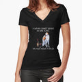 Borzoi and wine Funny dog Fitted V-Neck T-Shirt Hoodie, Sweatshirt | PureTeeCo.com