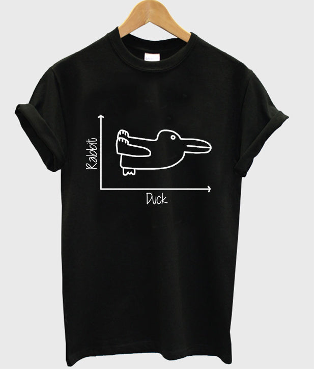 rabbit duck graph t-shirt Hoodie, Sweatshirt | PureTeeCo.com