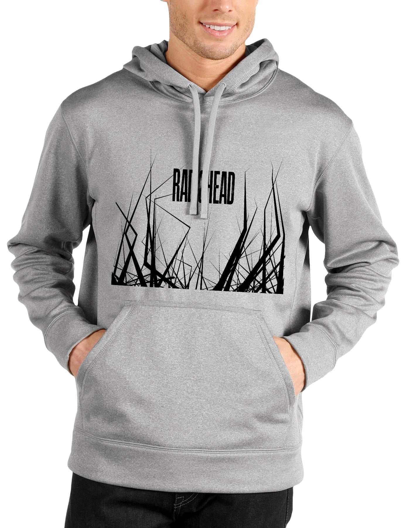 Radiohead Grey Melange Hoodie T-Shirts, Sweatshirt | PureTeeCo.com